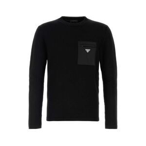 Prada Men Black Wool Sweater